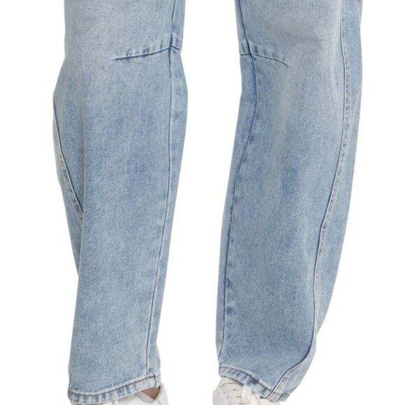 NEW Blank NYC  women Barrel Leg Denim Jeans Easy Going  253 - Picture 3 of 5